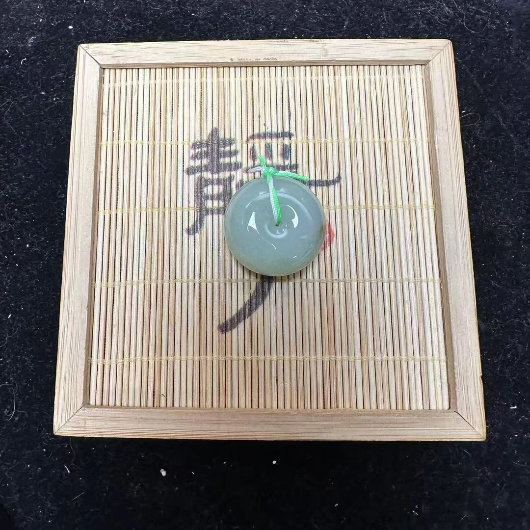 和田玉平安扣吊坠0421