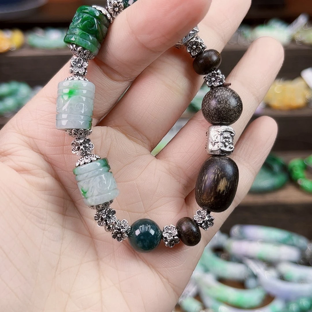 ～***未镶嵌手链翡翠手链