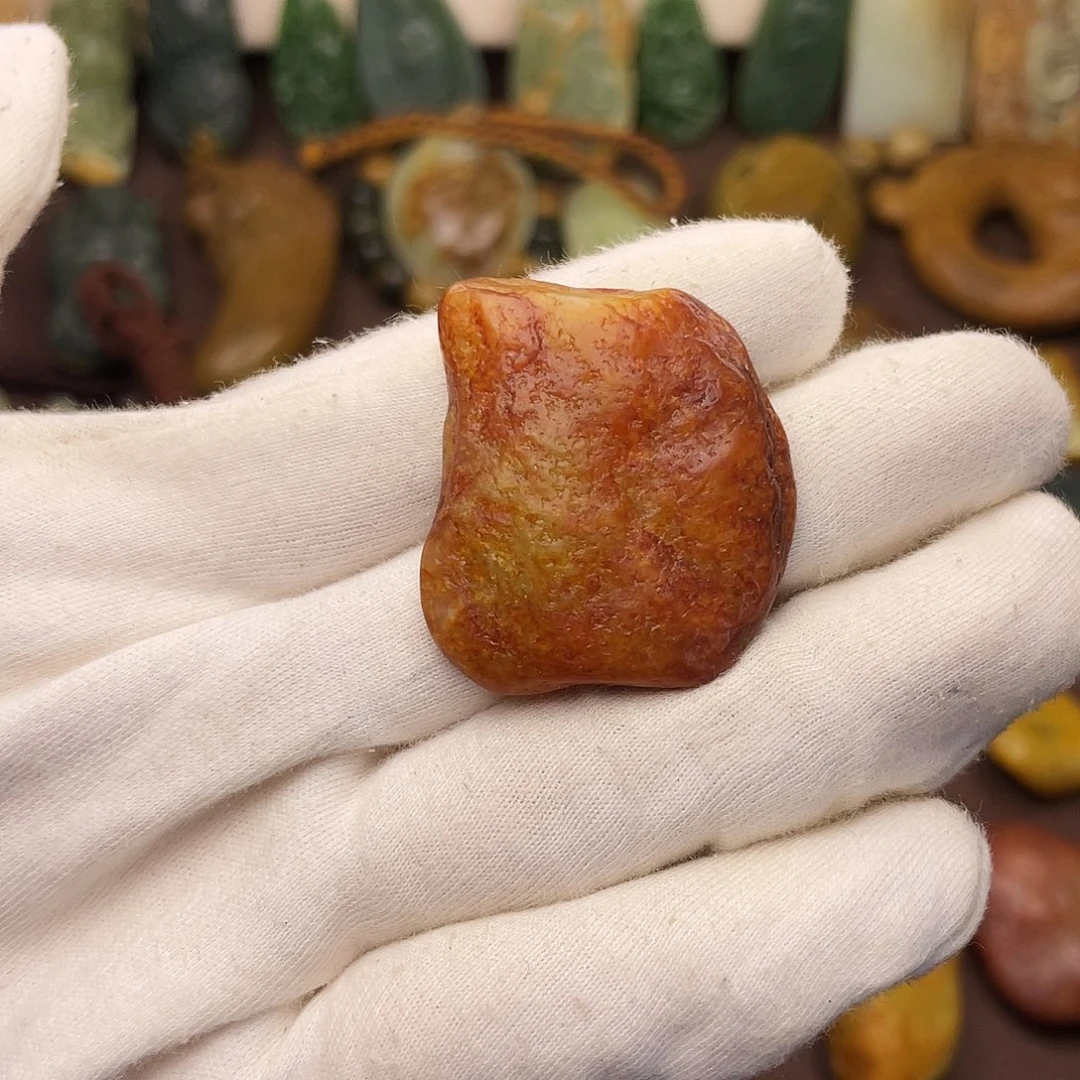 岫岩河磨玉（透闪石质玉）未镶嵌颈饰