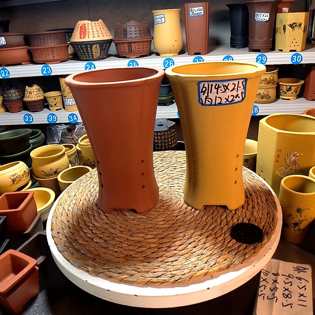 宜兴紫砂紫砂花盆花盆