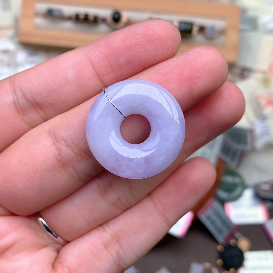 翡翠未镶嵌挂件一