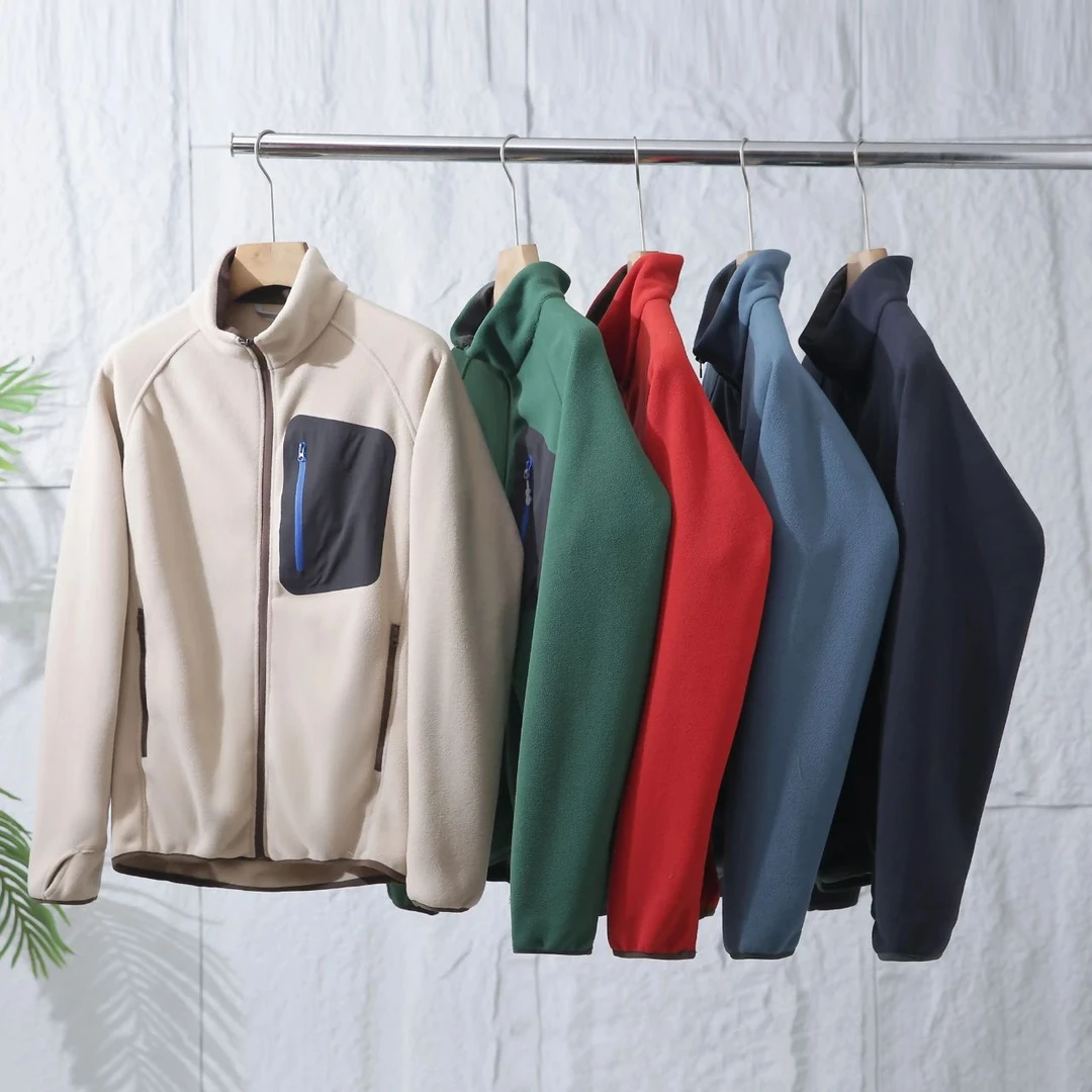 Mont日本2024年秋冬到货户外超轻保暖抓绒衣男款开衫外套立领