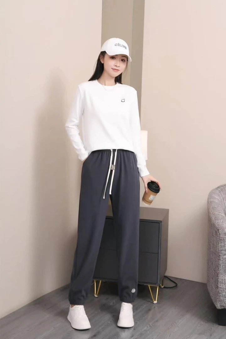 2512 秋季休闲百搭笑脸裤-LJ