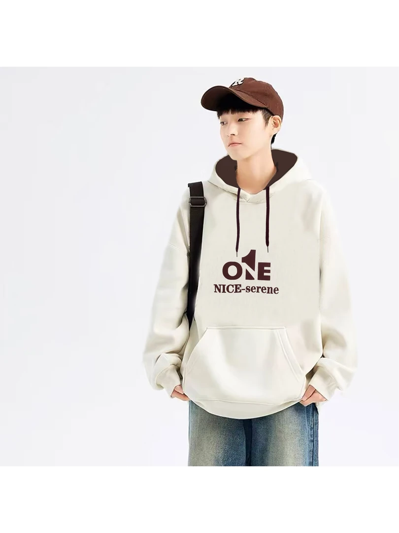 2025秋款青少年撞色帽衫0014