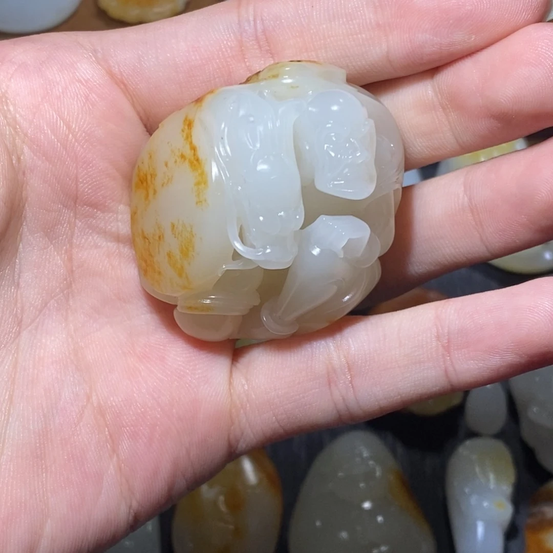 未镶嵌和田玉挂件罗汉