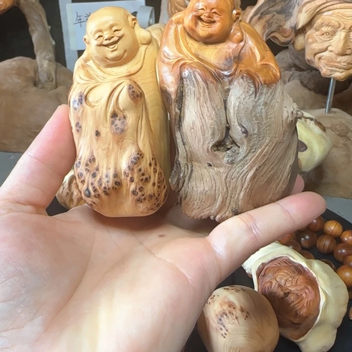 柏木（崖柏）上**遥手把件还是摆件