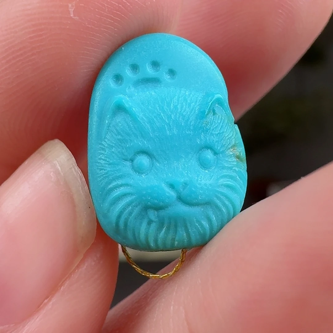 绿松石珠宝奇石未镶嵌养**主