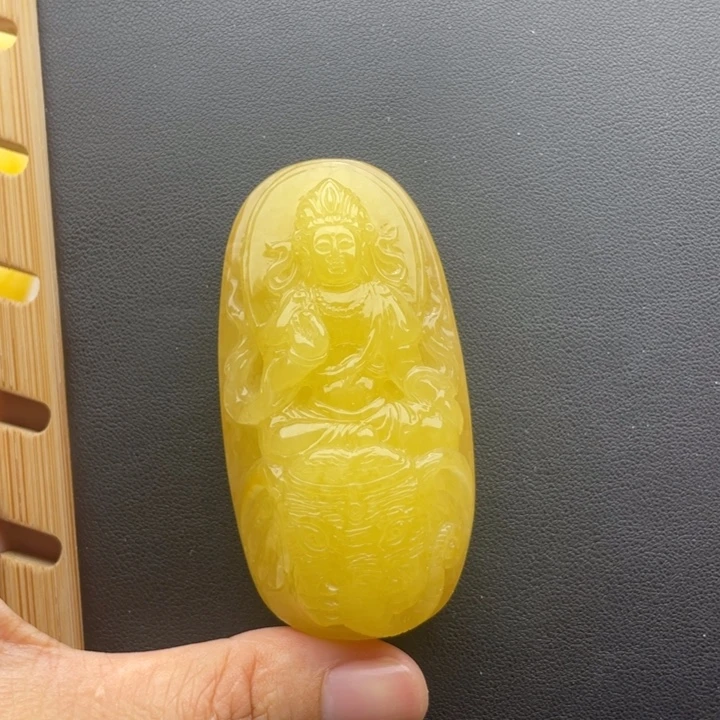 琥珀未镶嵌颈饰天然琥珀蜜蜡