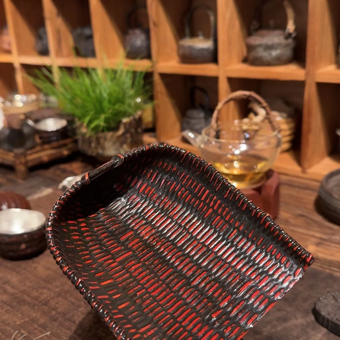 紫砂茶案簸箕手工