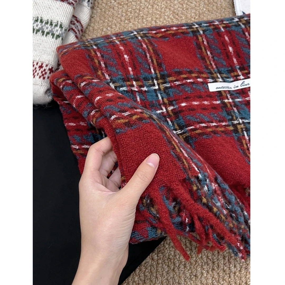 【苏格兰围巾】冬季针织围脖女保暖时尚纯色围巾 LILI-苏格兰围巾