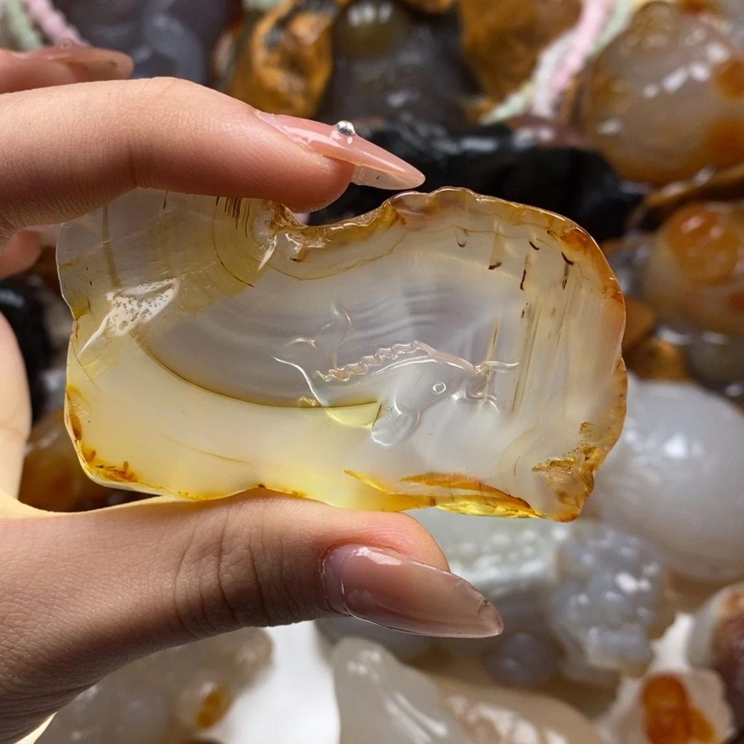玛瑙/玉髓未镶嵌颈饰