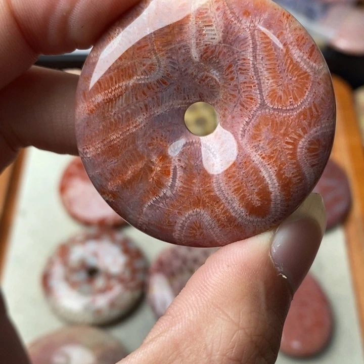 硅化玉颈饰未镶嵌