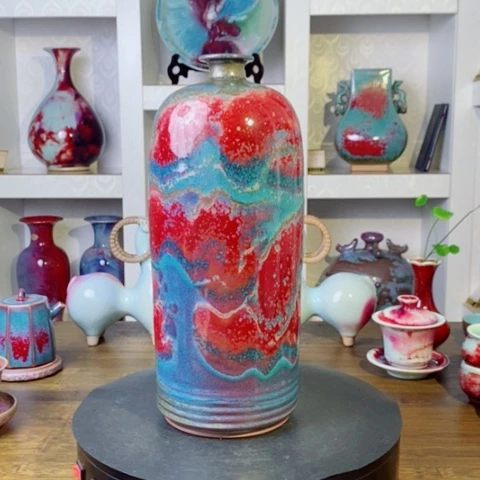 瓷片禹州神后钧瓷原产地~