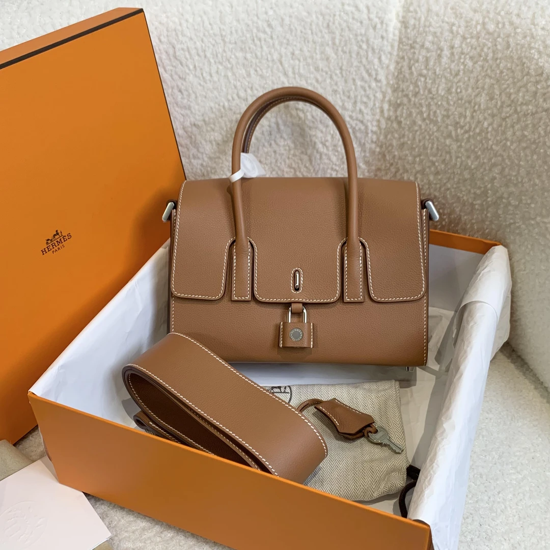 全新未使用 Chanel/香奈儿 壹臻/金棕银扣newdrag单肩包87623981