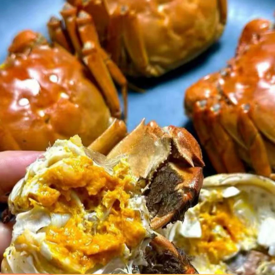 【活蟹】江苏全母残大闸蟹2斤重2两约7-10只