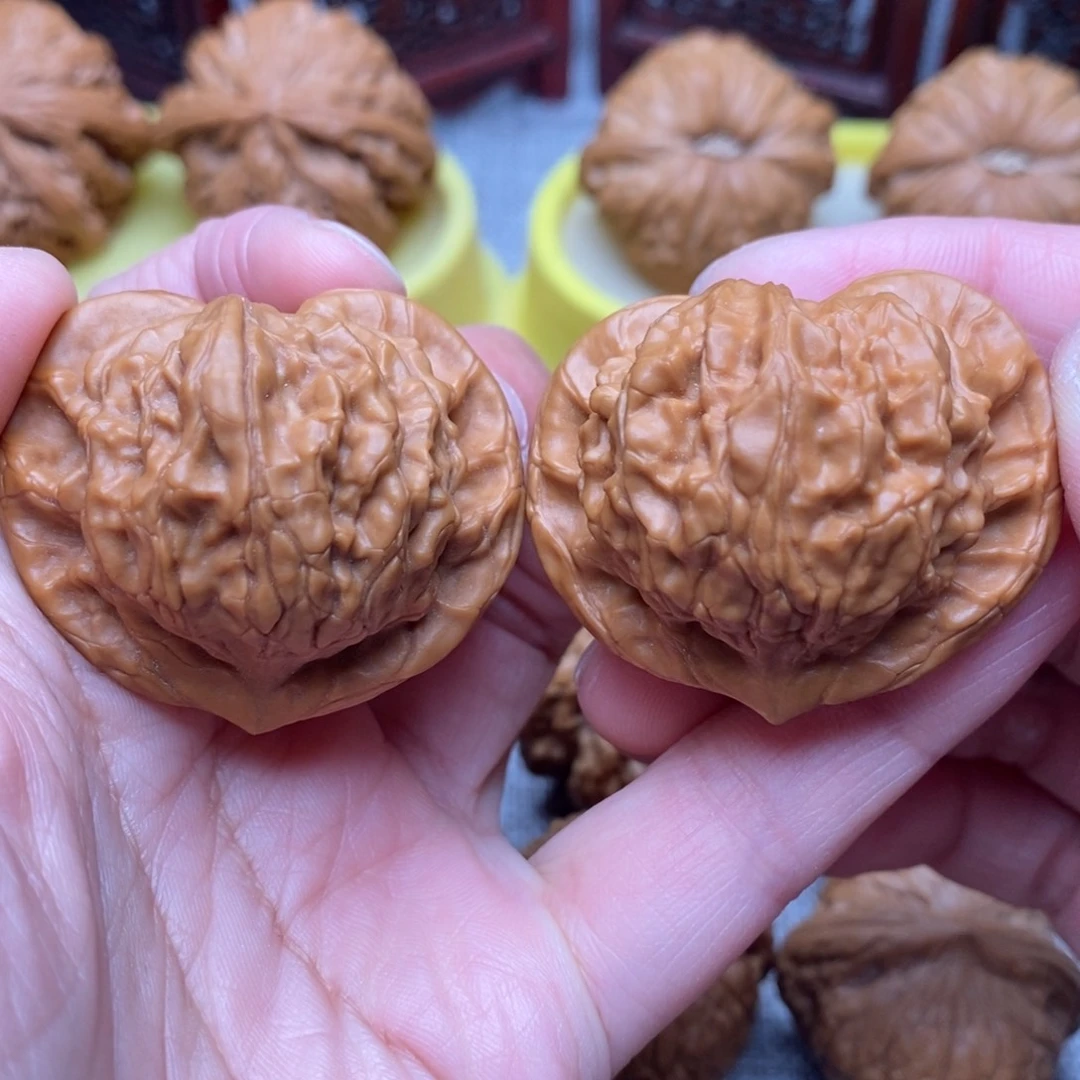 文玩核桃把件全品毕业粗棱图图42尺