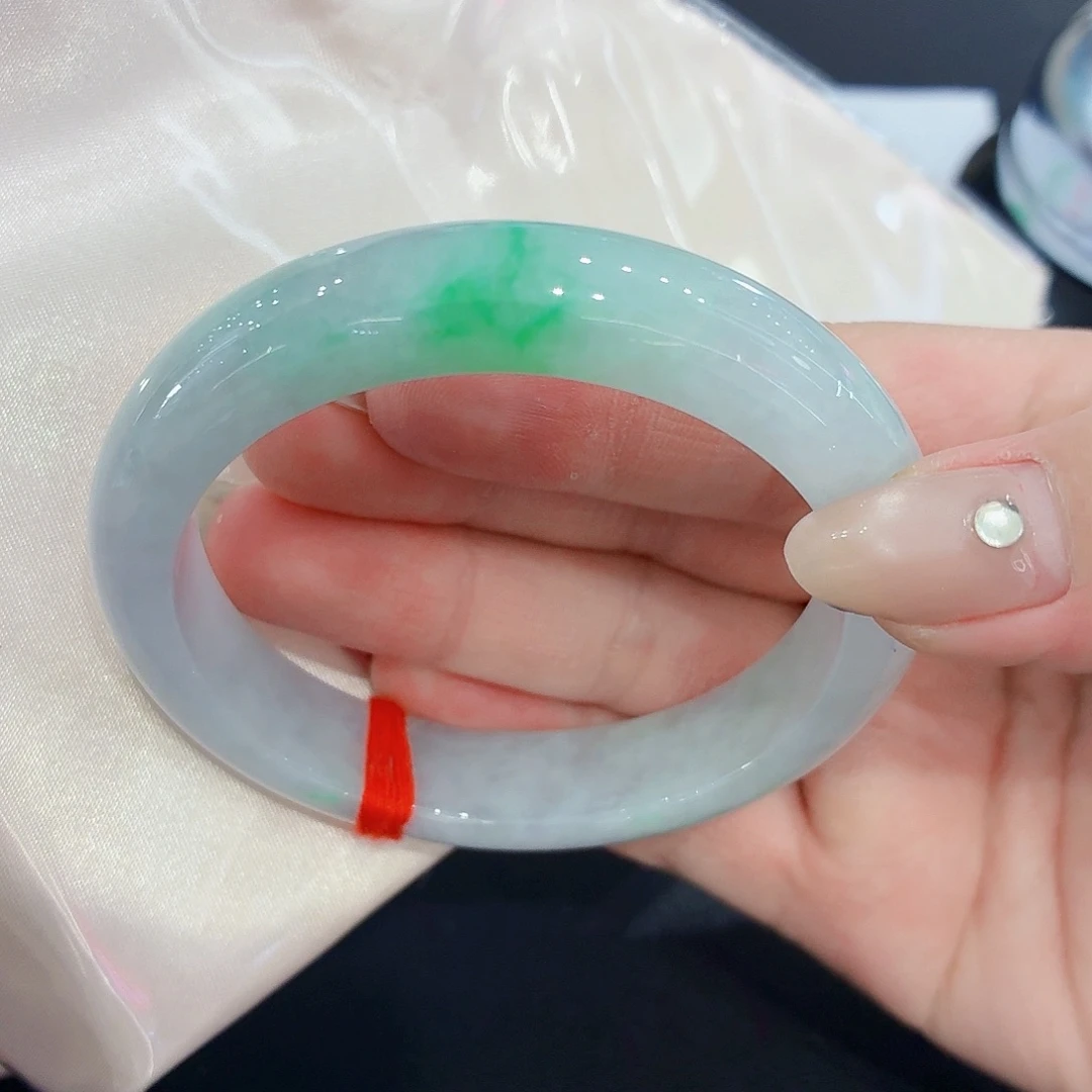 翡翠未镶嵌手镯翡翠57-56圈口