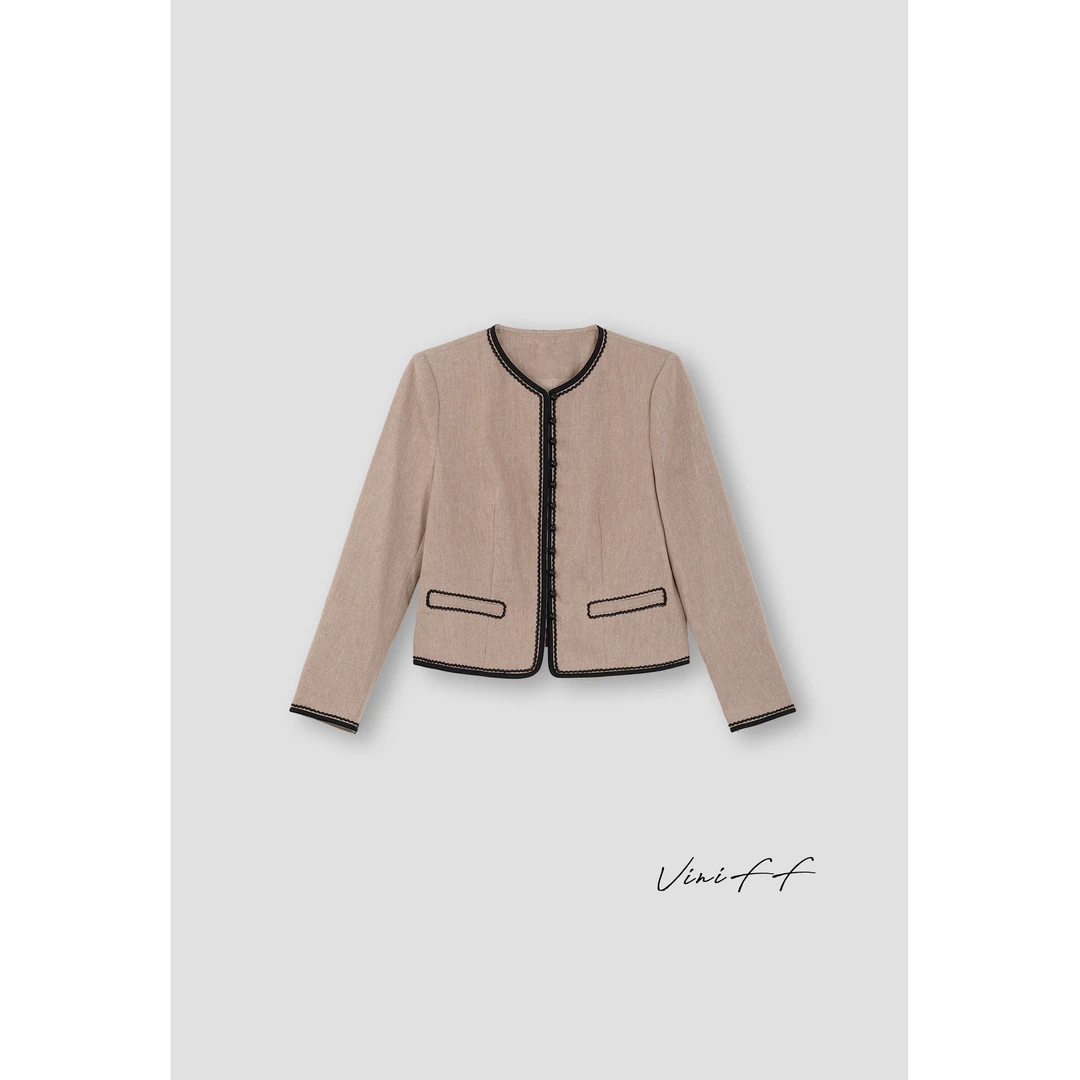 ViniFF薇妮｜【反季】54「钢琴协奏曲」简约时尚外套WA5CQ007