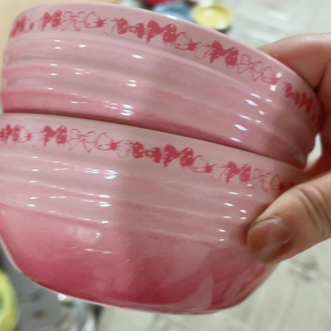 瓷片木**林微瑕陶瓷餐具