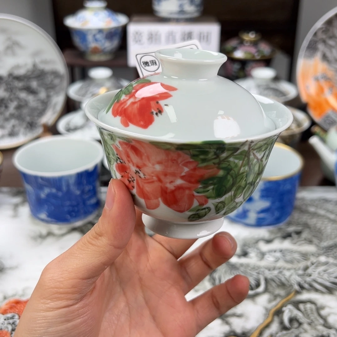 今***心景德镇手工手绘陶瓷