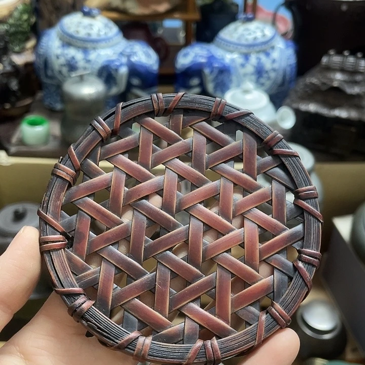 竹中古工艺品摆件