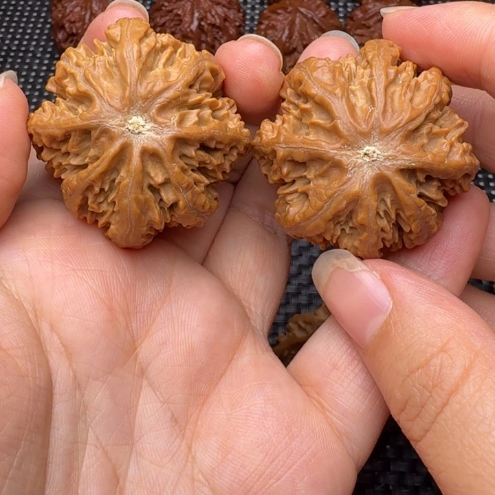 把件文玩核桃龙脊八棱12