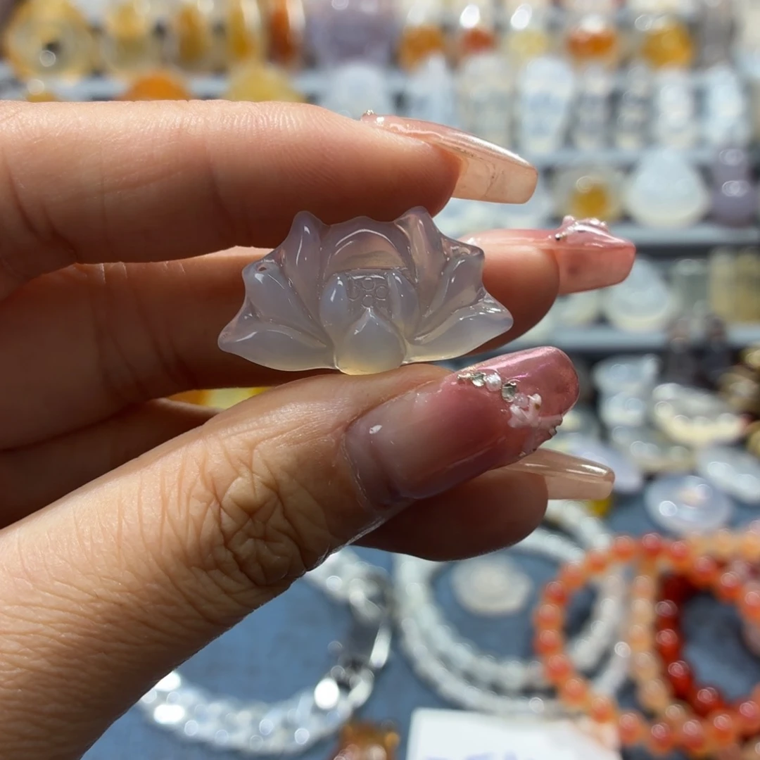 玛瑙/玉髓未镶嵌吊坠(不含链)