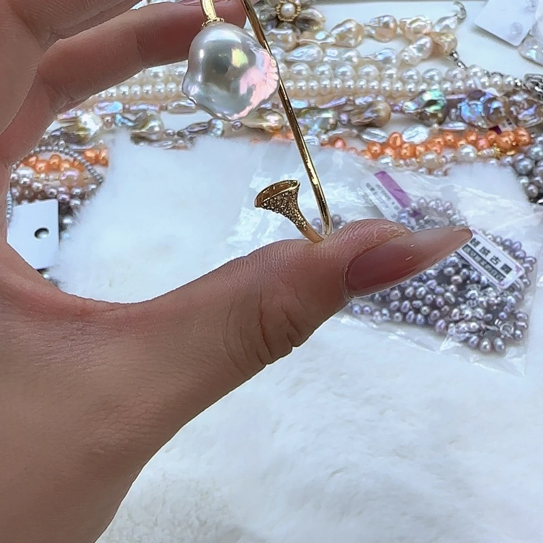 未镶嵌项链定制多样性发货发其一787淡水珍珠