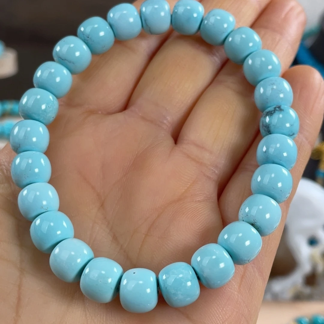 绿松石未镶嵌套链9mm