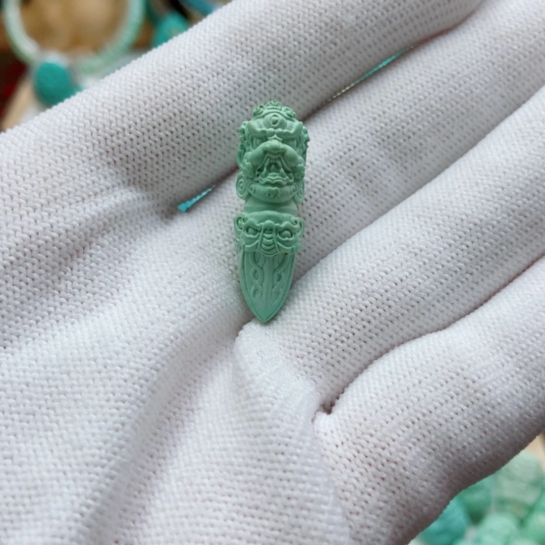 绿松石未镶嵌金刚杵