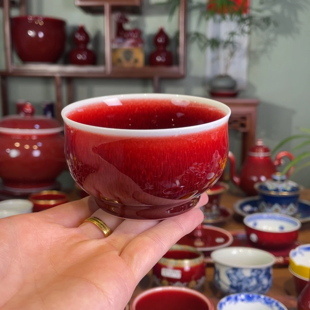 清欢雅玩原矿郎红福利罗汉杯