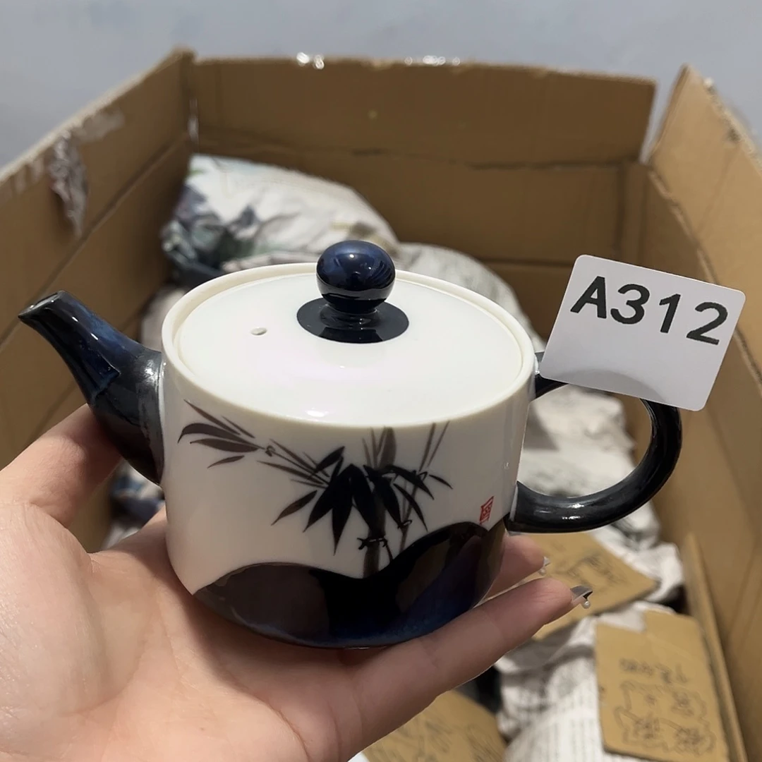 瓷片茶摆件工艺品摆件666