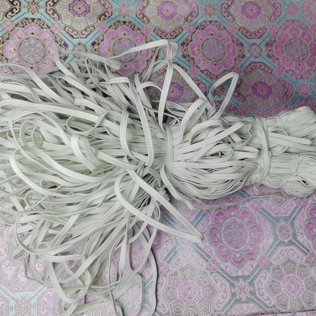 白双超高弹力松紧带，用于抽鞋头，袖套口 裤口