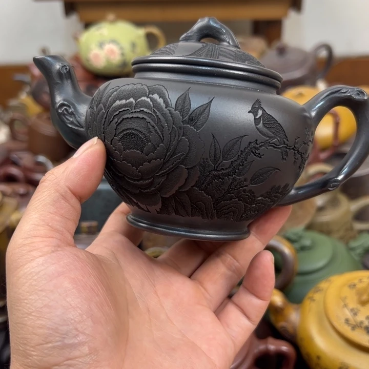 禅***味茶壶紫砂紫砂壶微瑕疵