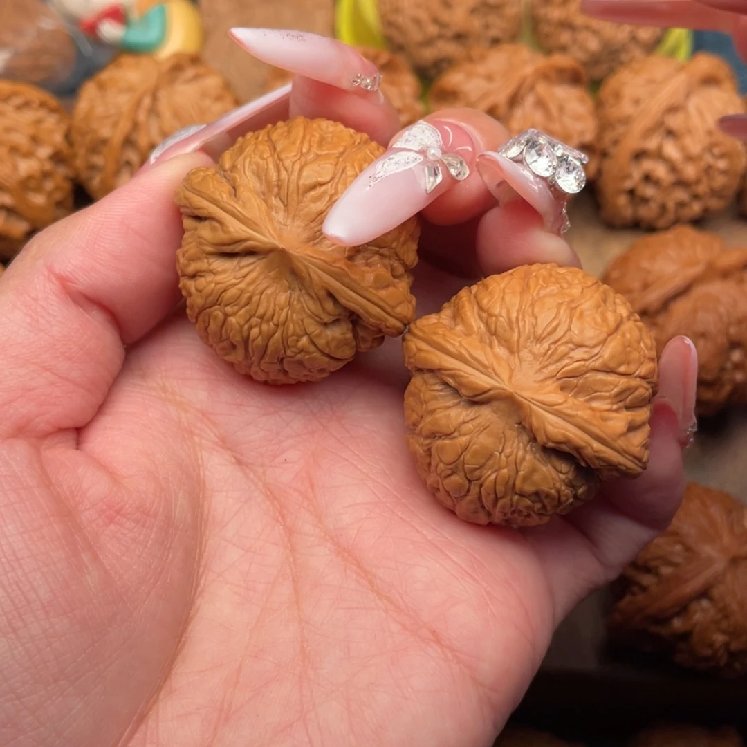 把件文玩核桃全品精配粗棱乾隆磨37.5