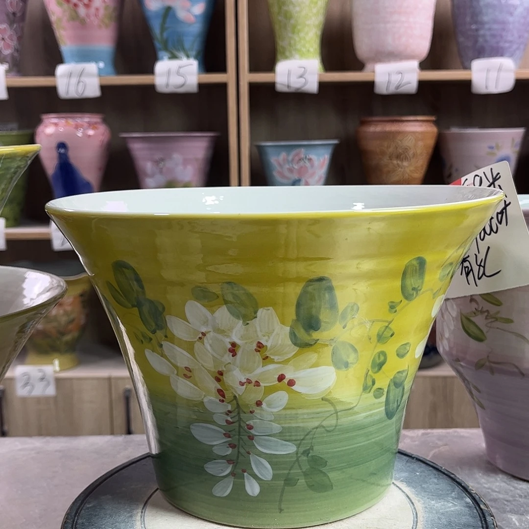 景德镇陶瓷花盆花盆