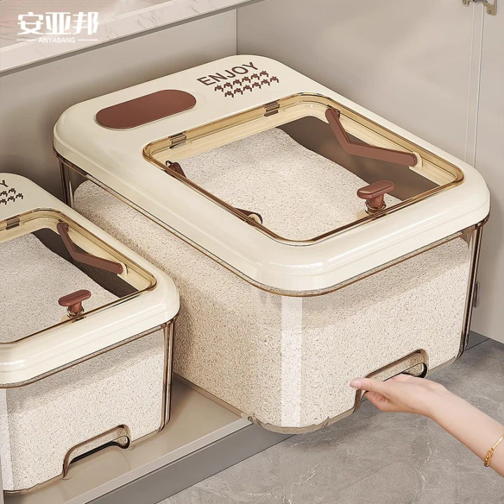 米桶家用防虫防潮密封桶装米桶大米面粉储存罐大容量面储米箱米缸