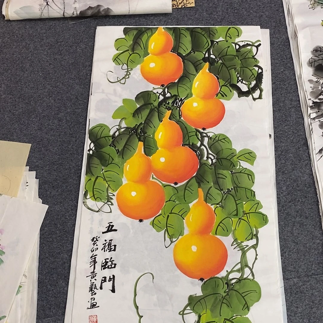 国画画画真的画画画