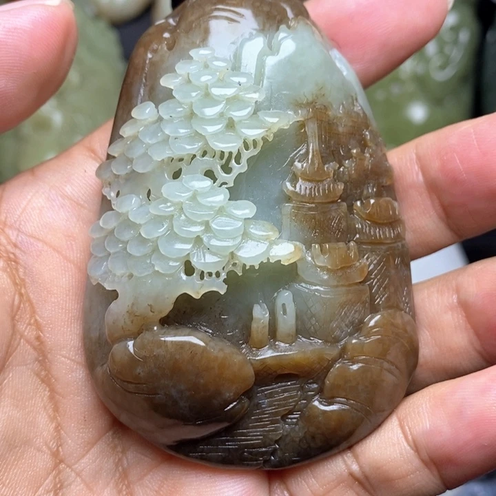 颈饰未镶嵌和田玉