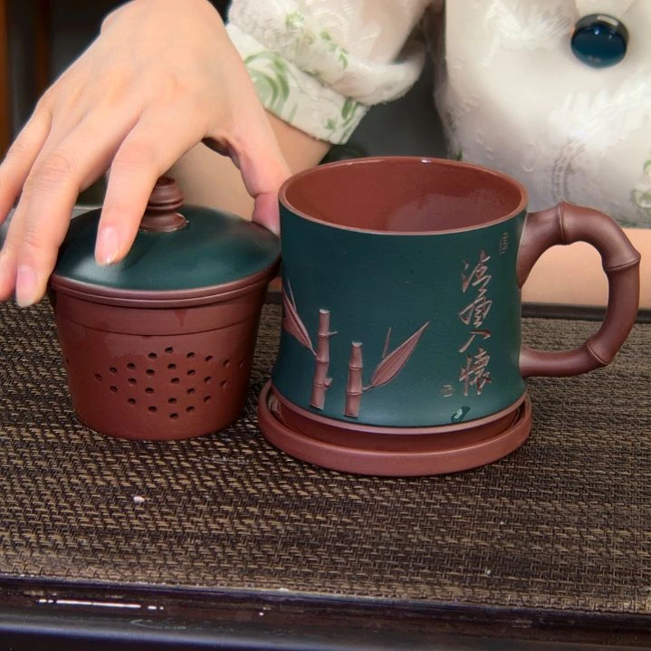 茶杯紫砂高货放漏