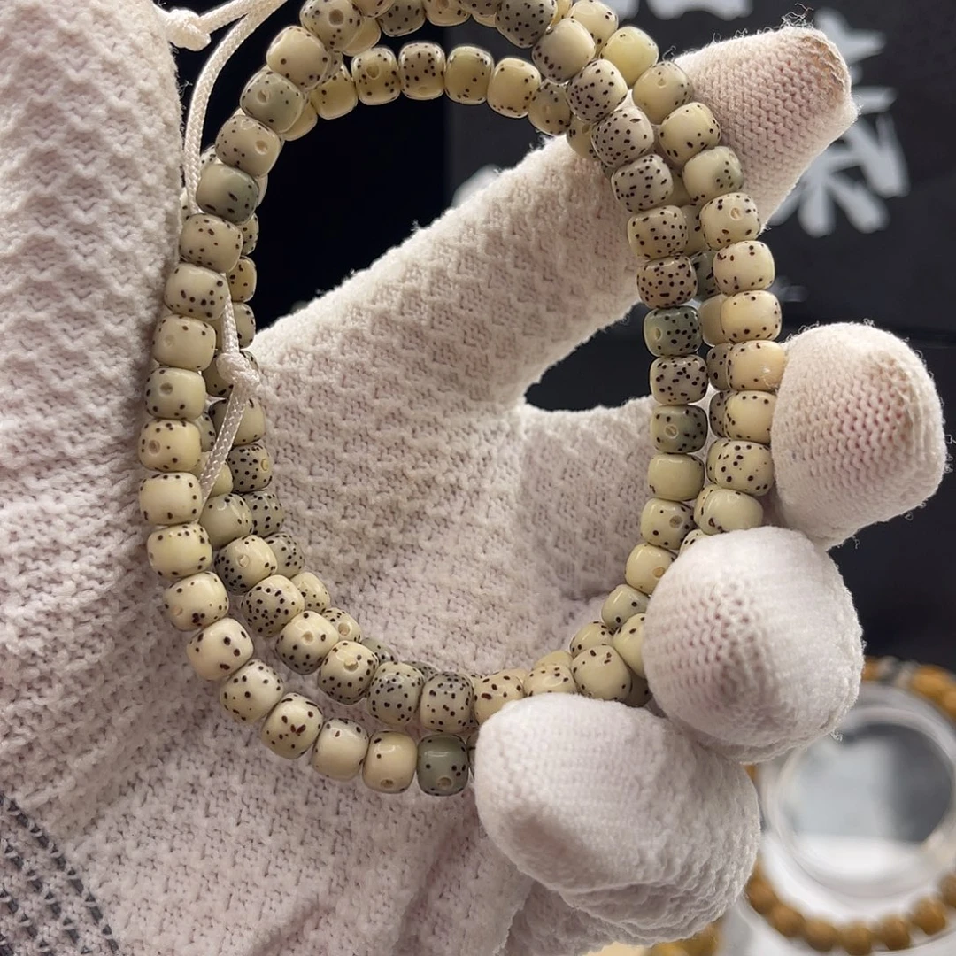 星月菩提手串石玉108长串6×5