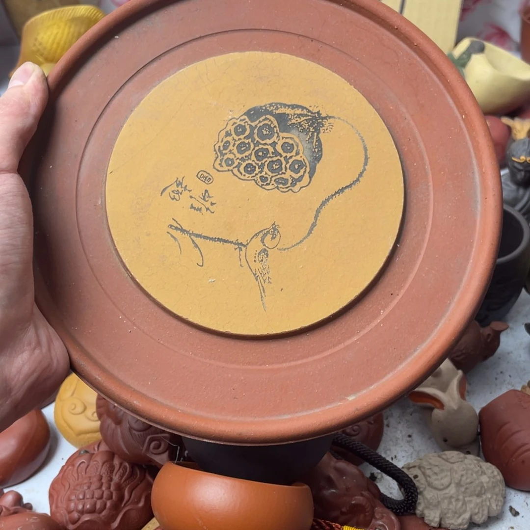 紫砂茶宠杨*曼紫砂瑕疵