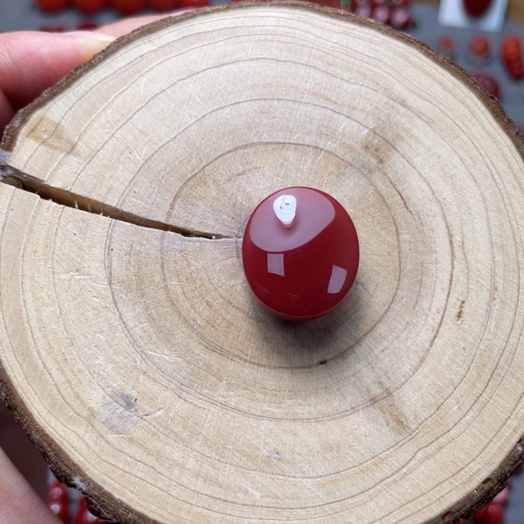 南红玛瑙未镶嵌玫红素面