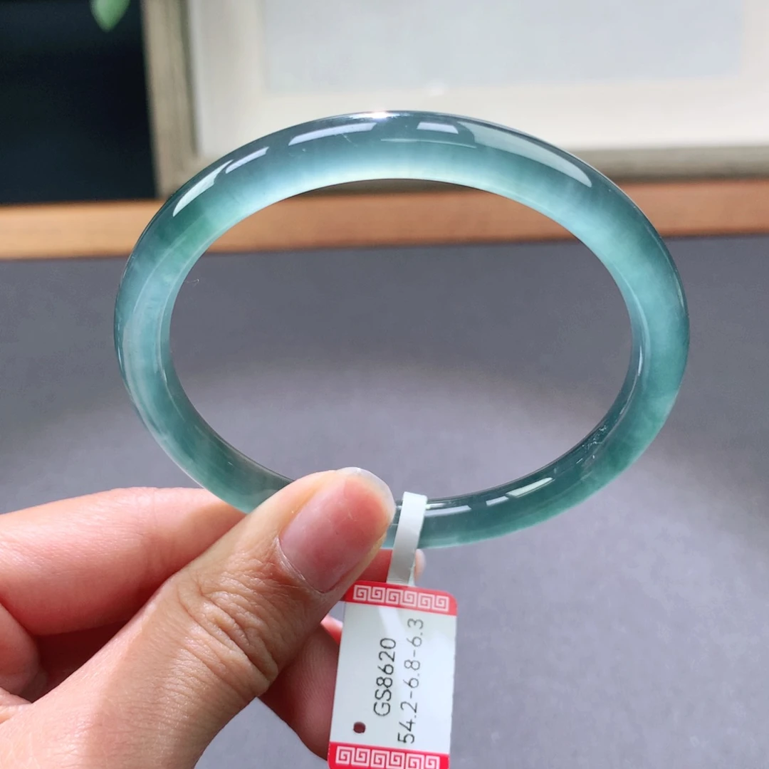 翡翠手镯未镶嵌天然翡翠手镯叮当镯