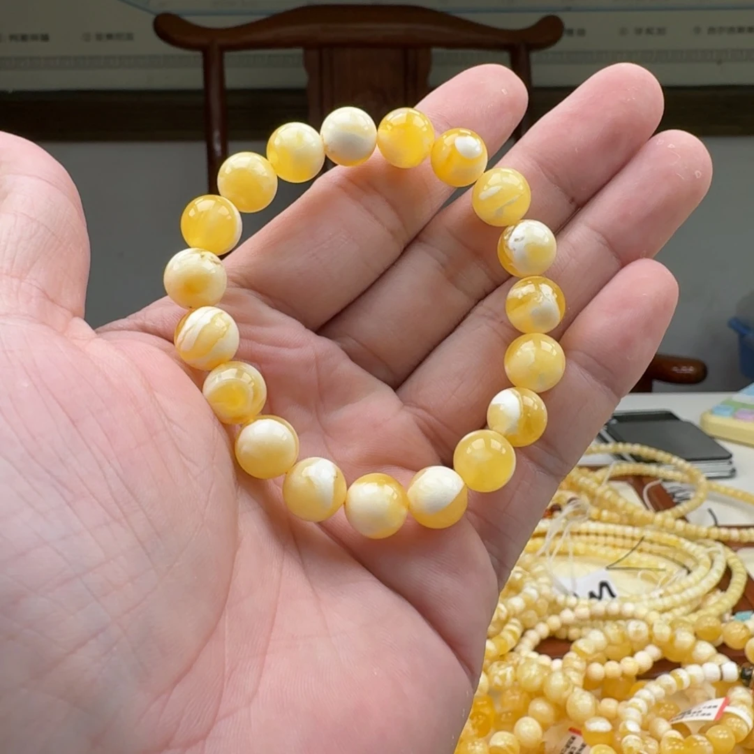 手链琥珀未镶嵌蜜蜡手串