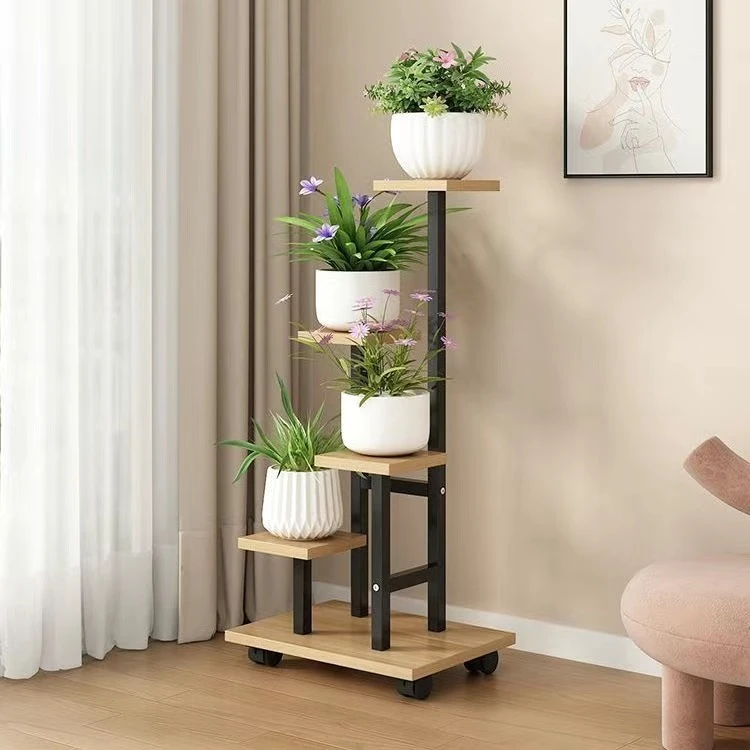 置物养花阶梯式花架子家用落地室内花盆花架子阳台客厅置物架