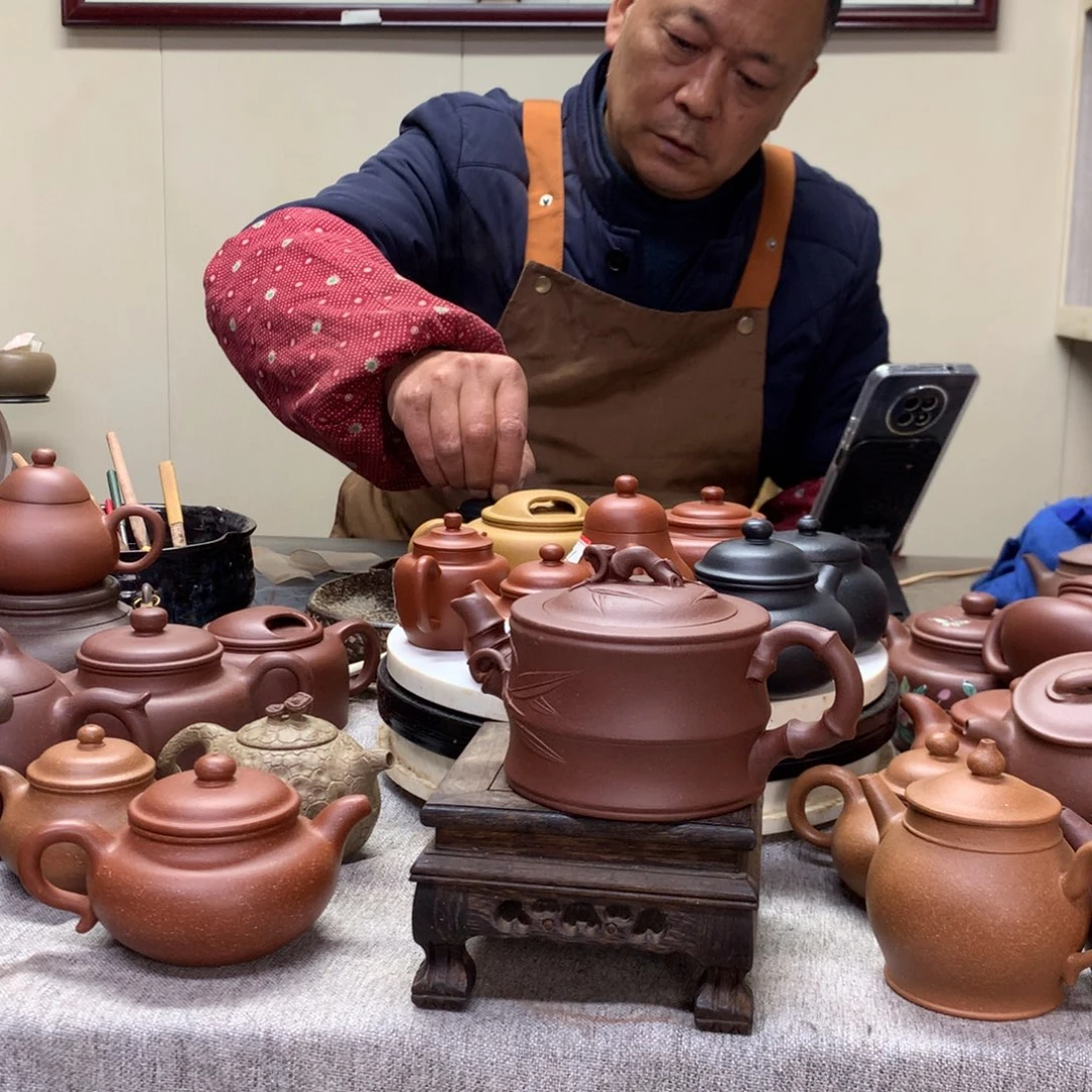 茶壶底槽青竹段270 C半手工制作