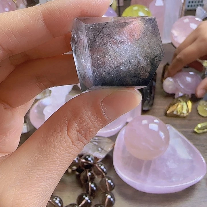 吧***啦紫晶珠宝半成品未镶嵌