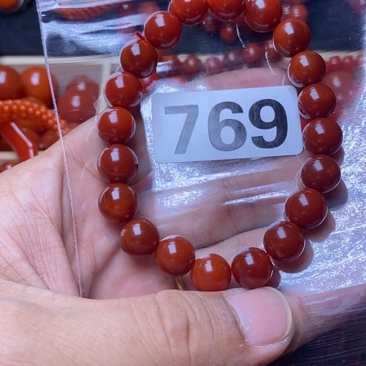 南红玛瑙手链未镶嵌与*乐