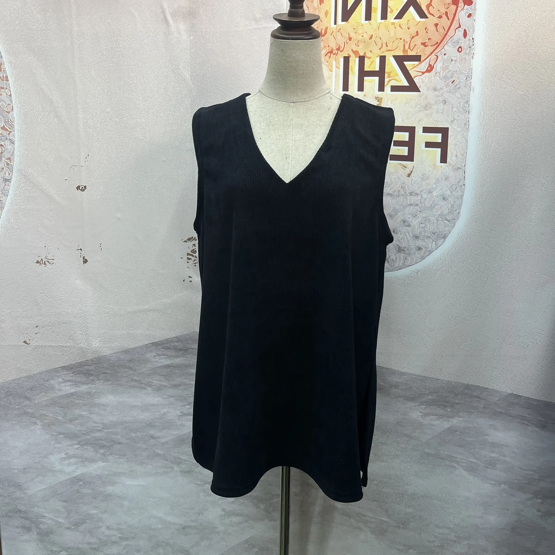 8652德泉峰冬季新款加厚宽松显瘦气质舒适百搭背心上衣